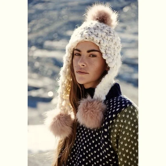 Free People Snow Castle Trapper Hat.  New s-l400.jpg main image 2